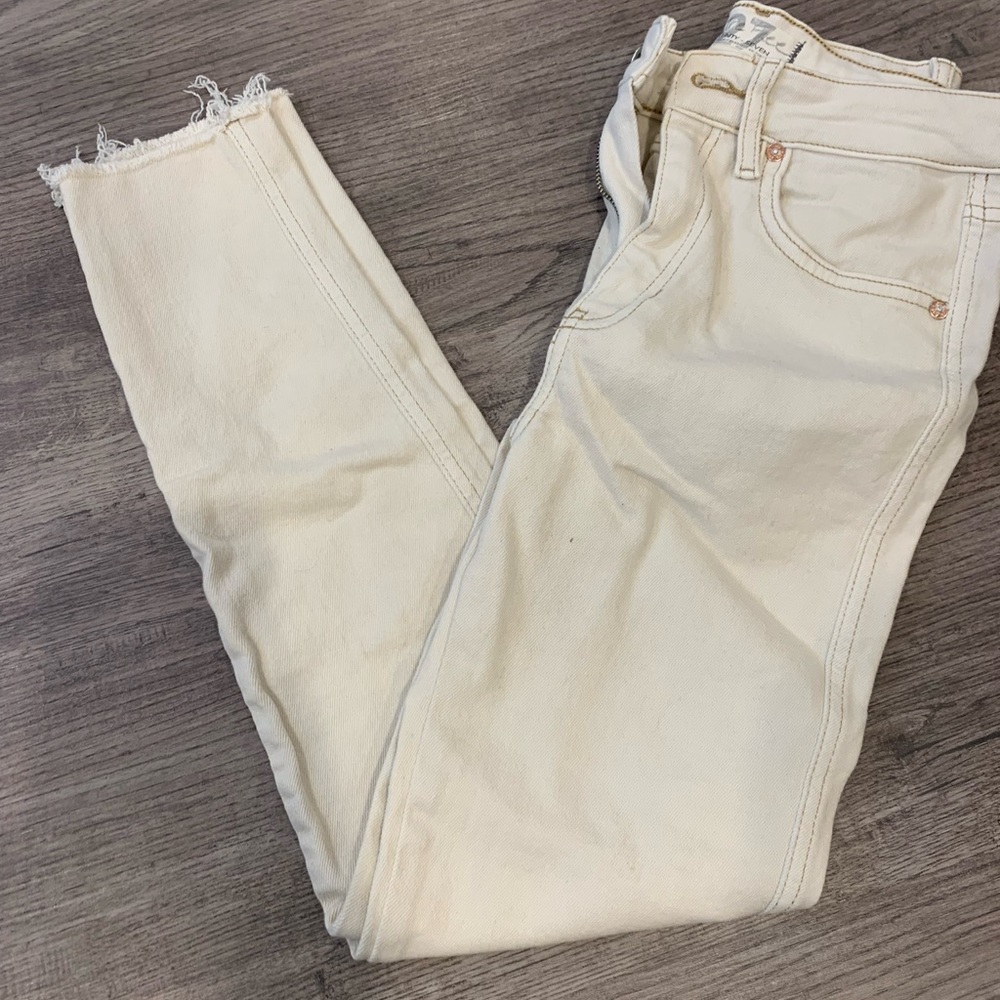 Free People raw high rise size 27